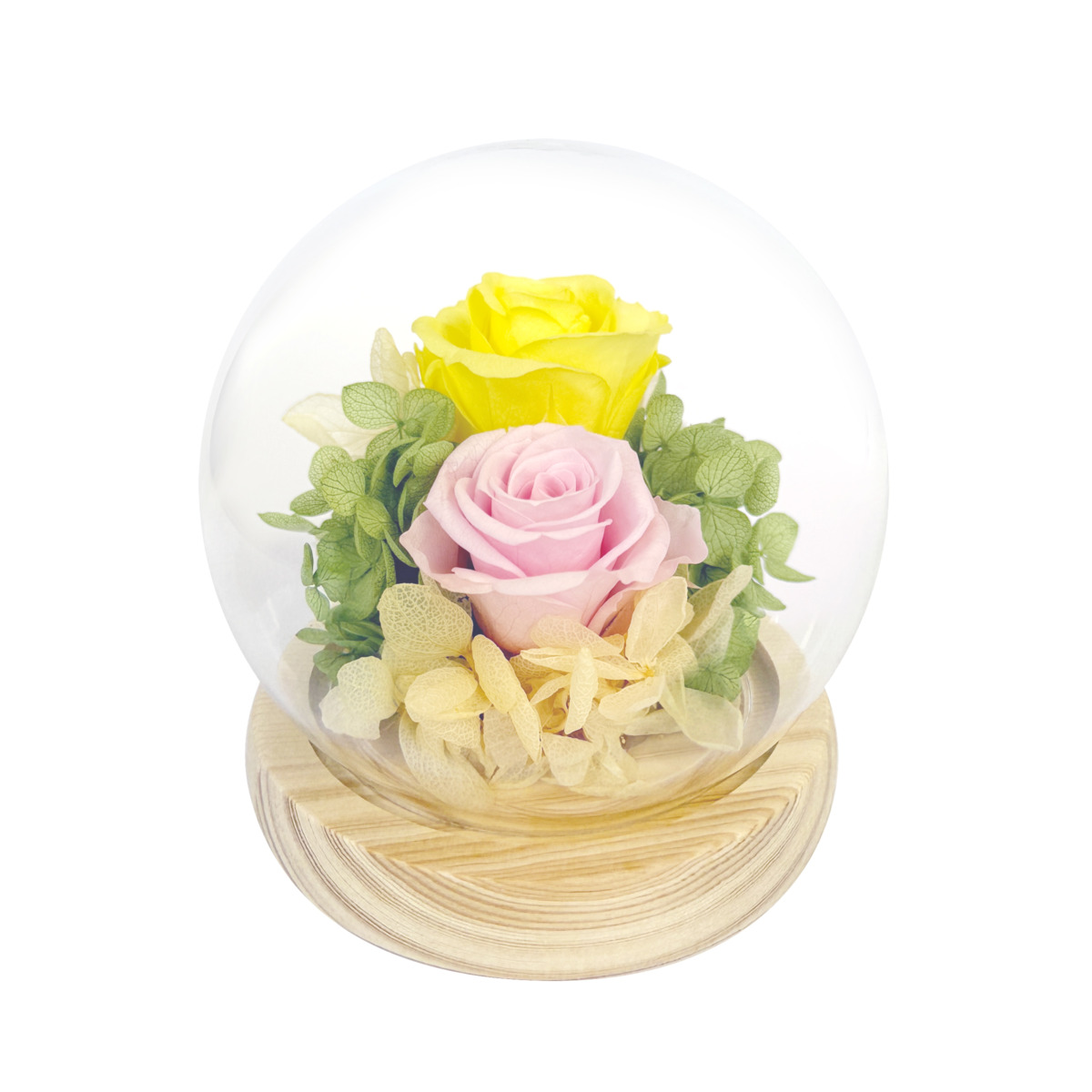 スフィアドームアレンジメント希　イエロー