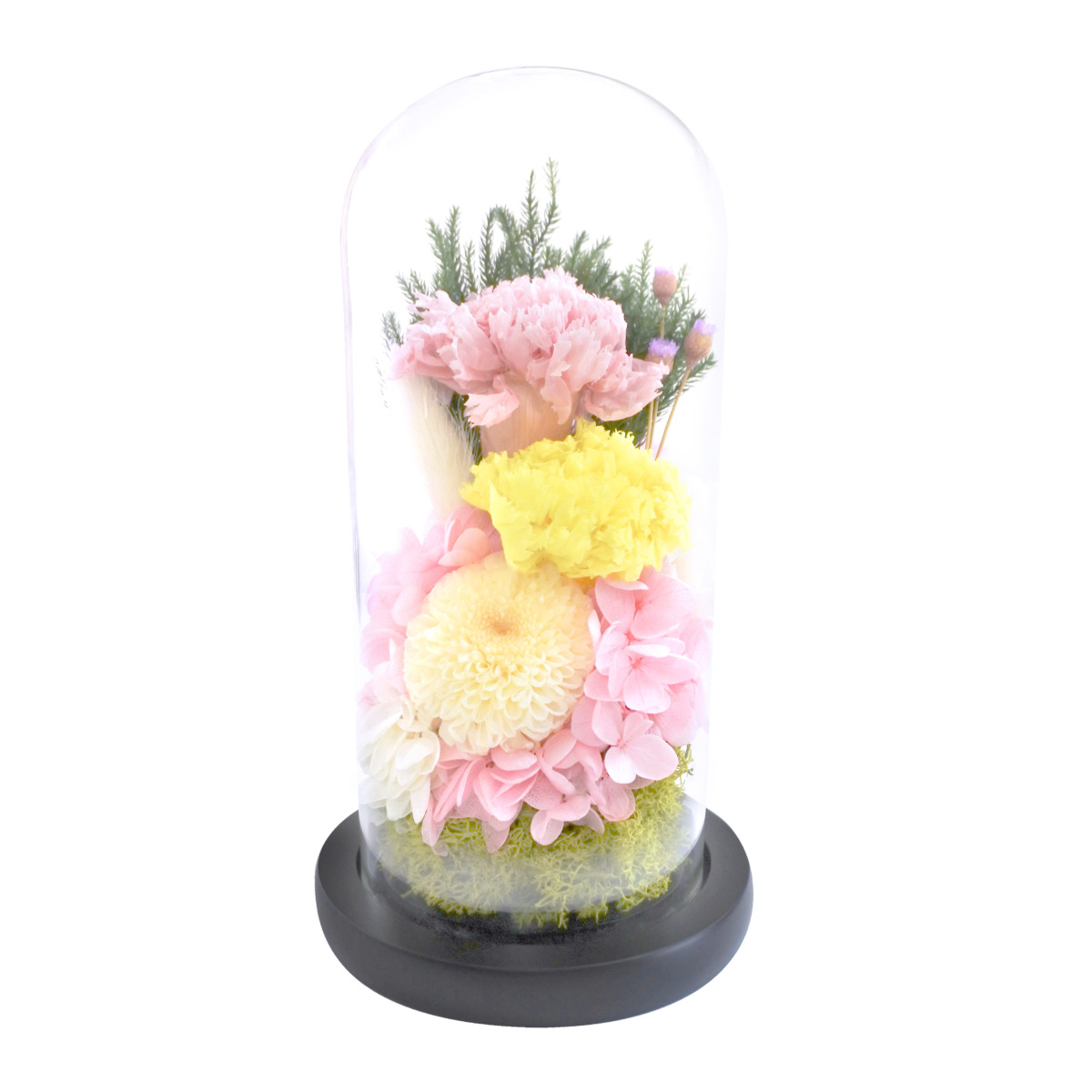 ガラスドームアレンジメント　　紗千