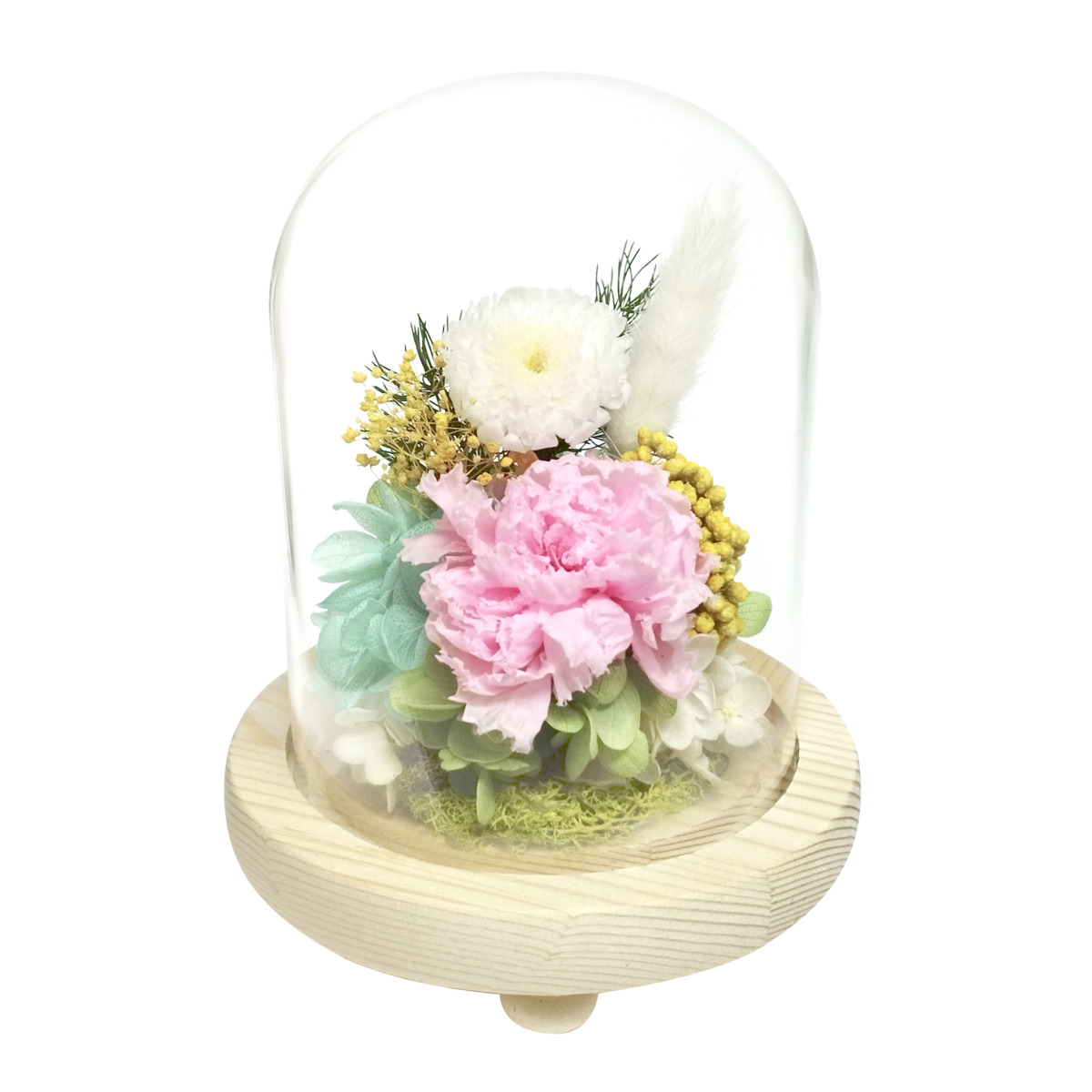 ガラスドームアレンジメント　　花織