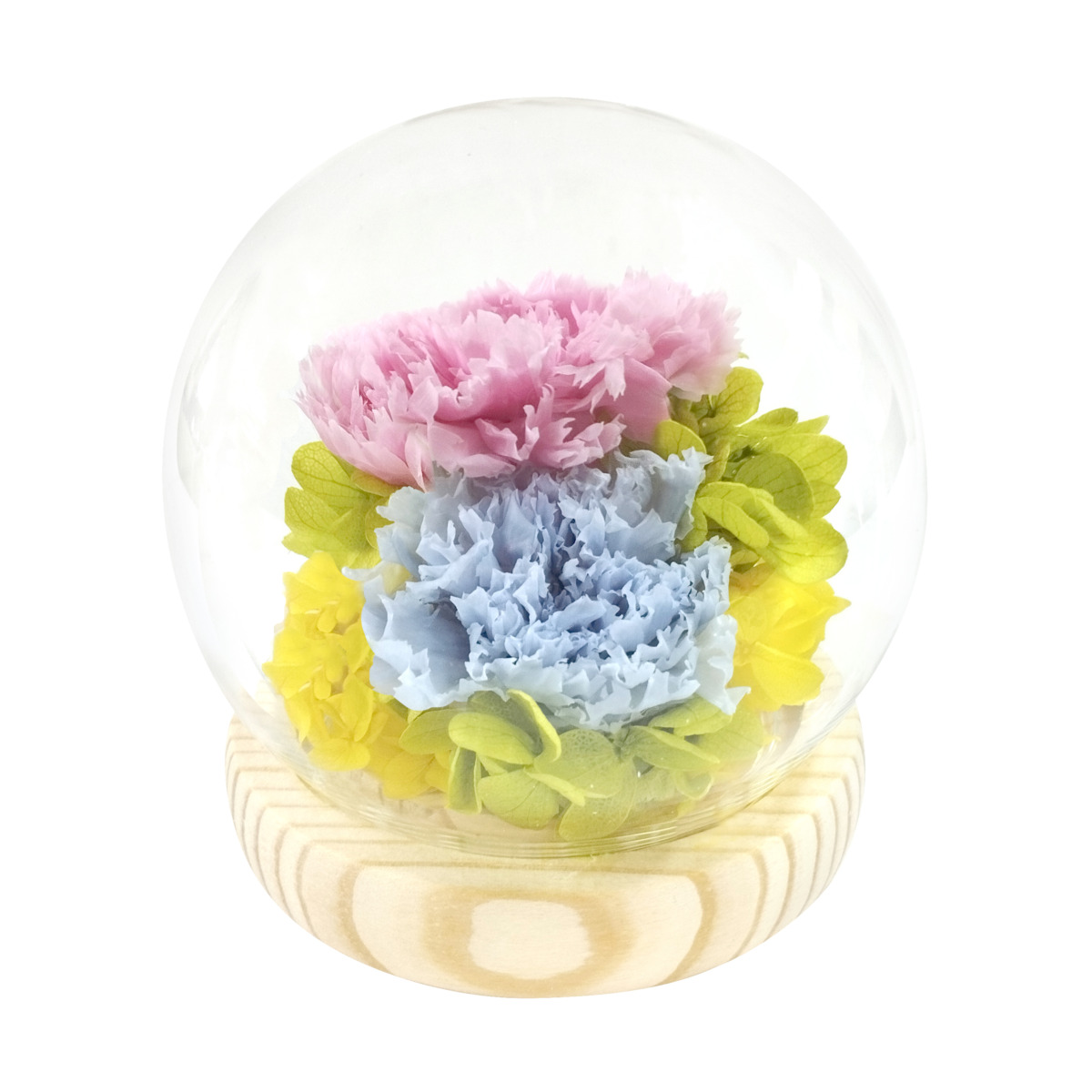 スフィアドームアレンジメント　優ピンクブルー