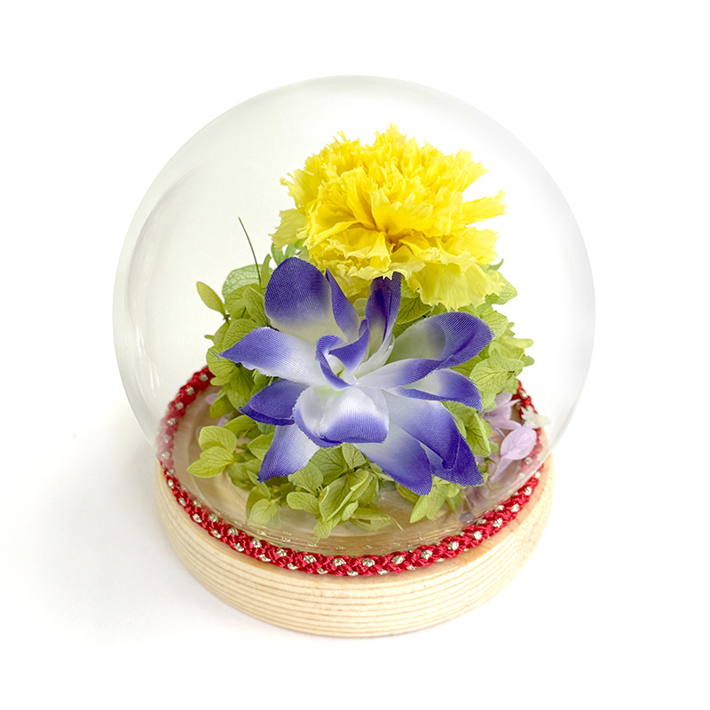 お供えスフィアドーム　　リンドウ