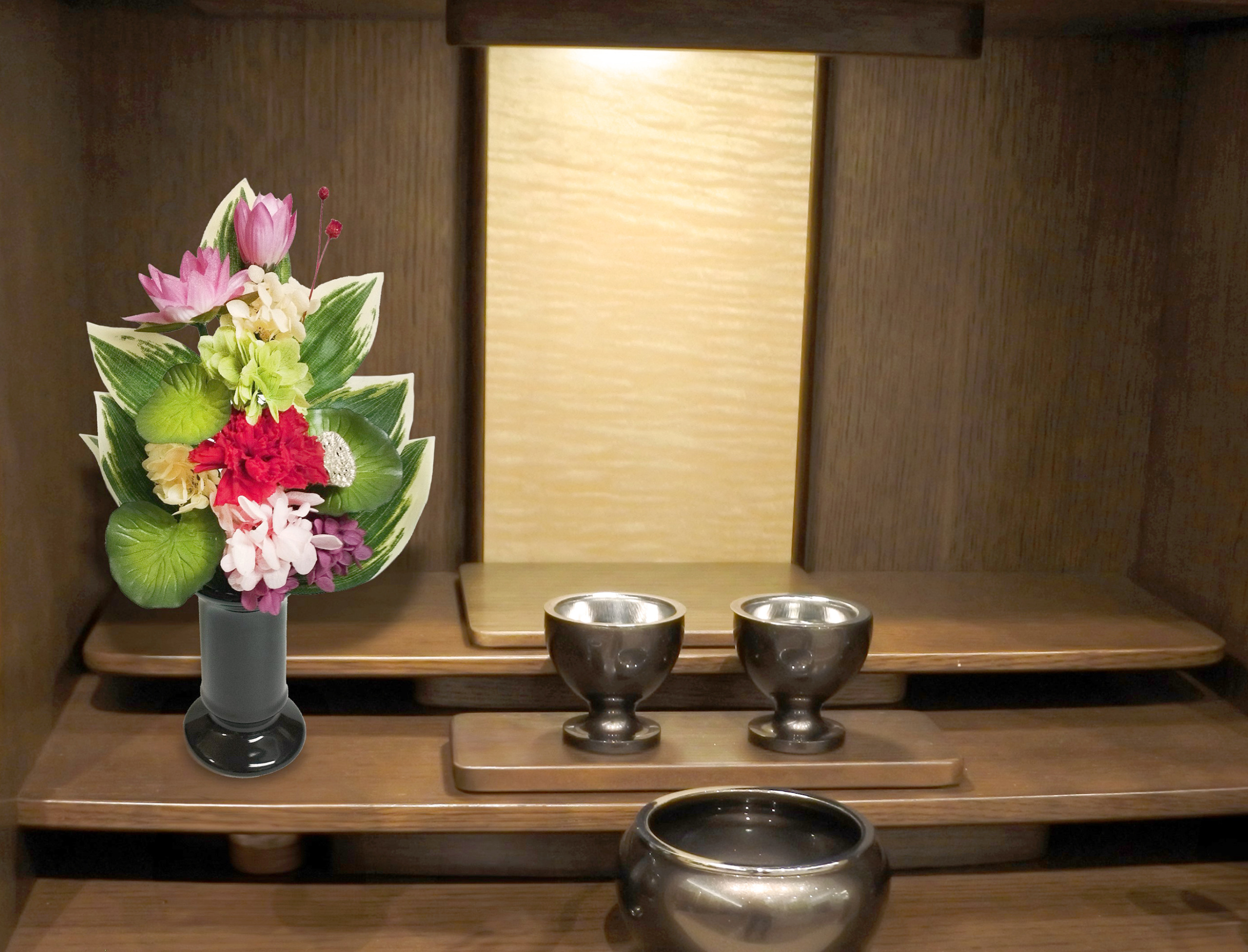 四季仏花　文月　ハス　ピンク