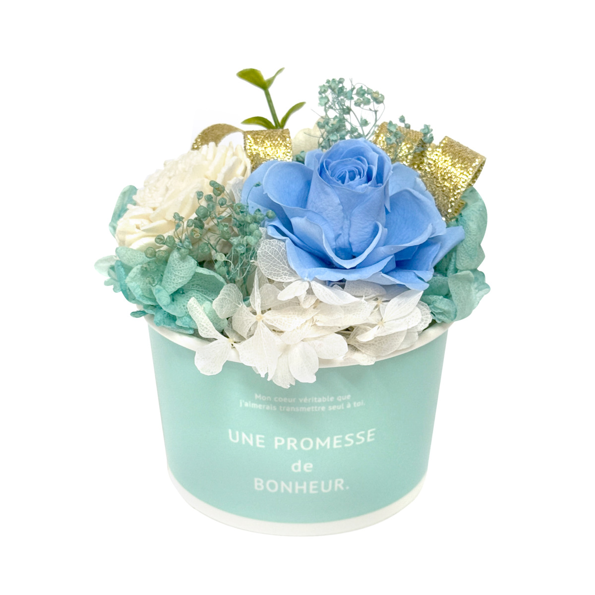 ギフトアレンジ　ソルベ　ブルー　HB35050